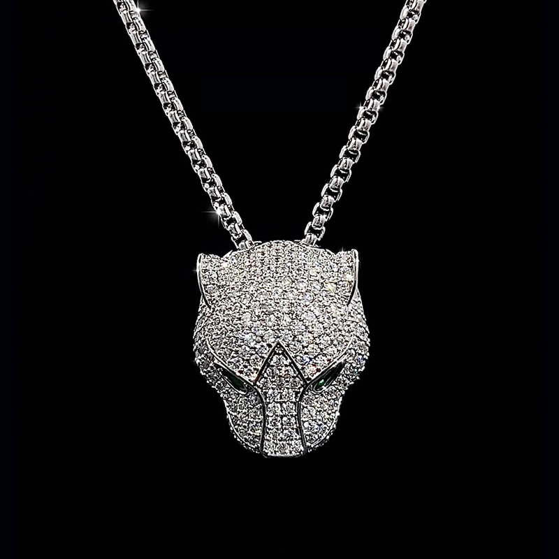 Cool Leopard Head Necklace