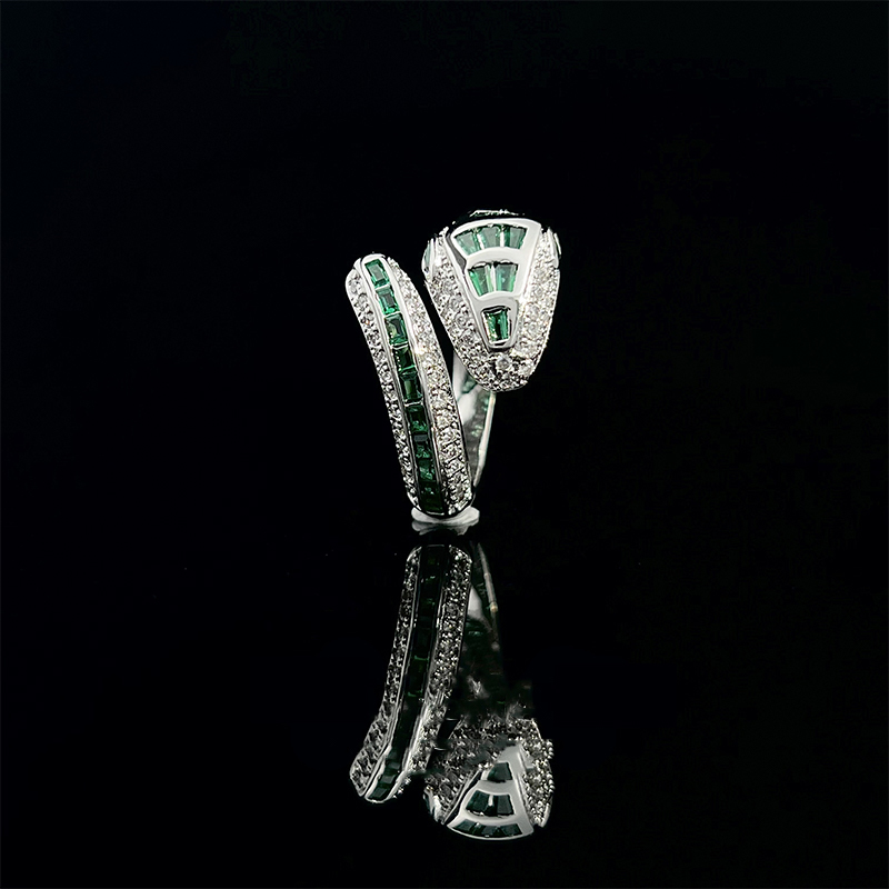  Emerald Snake Rings Jewelry  